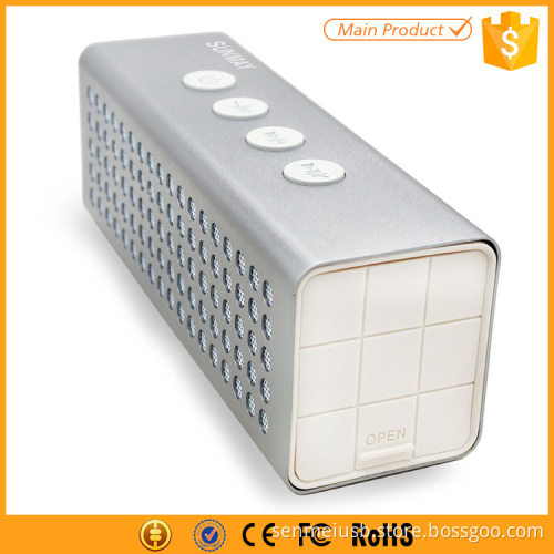 hot selling 2016 amazon aluminum power bank bluetooth speaker